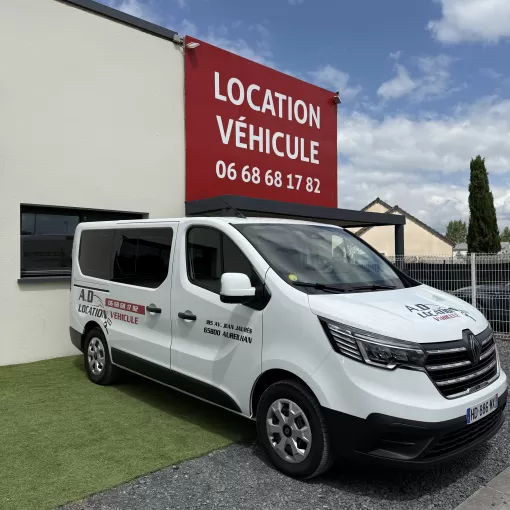 Location van 9 places pour familles collectivités club de sport à prix attractif, Tarbes, A.D Location